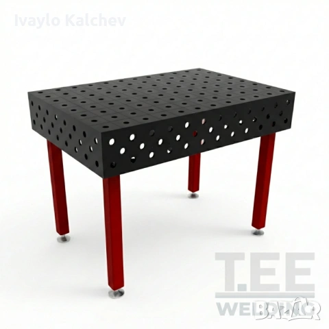 Заваръчна маса 1200×800 мм (8 мм плот) | ЛИЗИНГ