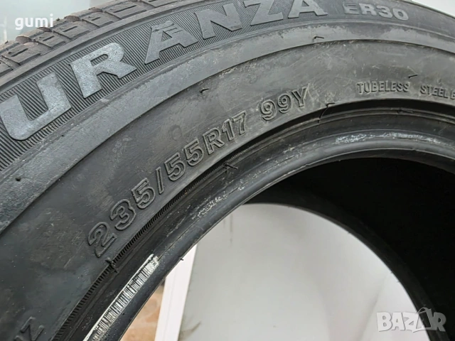 2бр летни гуми 235/55/17 BRIDGESTONE L04746, снимка 4 - Гуми и джанти - 53188634