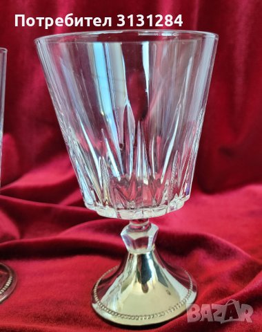 Антикварнини френски кристални чаши и печат Франция, снимка 5 - Други ценни предмети - 41642483