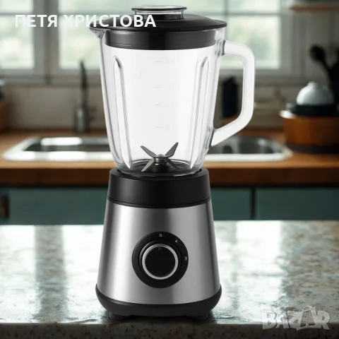 Блендер Muhler, 500W, 1.5 л, стъклена кана, снимка 2 - Блендери - 56184381