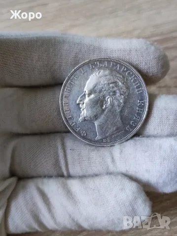 5 лева 1894 година България , снимка 2 - Нумизматика и бонистика - 47982474