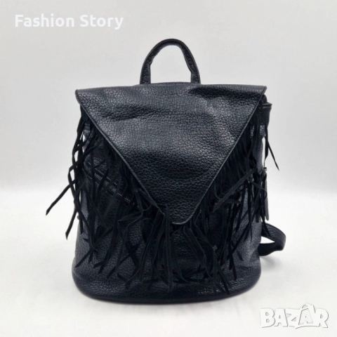 Дамска раница от еко к. с ресни – бохо стил, удобство и обем (3а и удобство за всяка кухня (6 части), снимка 6 - Чанти - 52459078