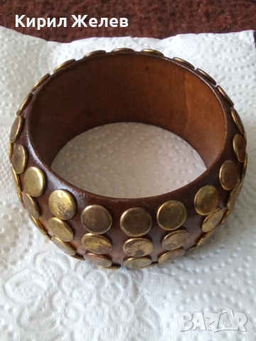 Ретро дървена гривна 45849