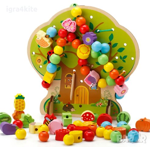 ТОП АРТИКУЛ! Дърво за нанизване с елементи и връзки