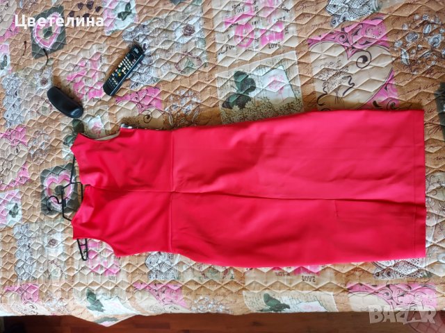 Червена рокля, снимка 3 - Рокли - 40223216