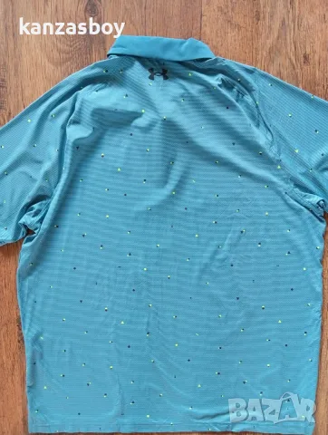 Under Armour Men's UA Iso Chill Printed Polo Shirt  - мъжка тениска р-р XL, снимка 7 - Тениски - 56122111
