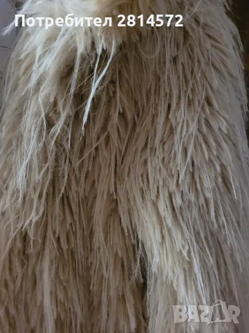 Дамско яке с косъм, снимка 4 - Якета - 48387343