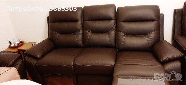 Нова холна гарнитура от еко кожа, с възможност за безплатна доставка, снимка 5 - Дивани и мека мебел - 42561453