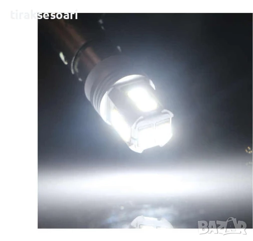 2 броя LED крушки BA9s бяла светлина 12V/24V за автомобил и камион, снимка 4 - Аксесоари и консумативи - 51033140