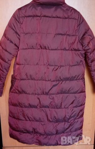 Дълго олекотено яке бордо, снимка 6 - Якета - 44466403