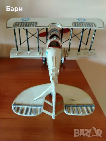 МЕТАЛЕН МОДЕЛ НА БРИТАНСКИ САМОЛЕТ ОТ ВТОРАТА СВЕТОВНА ВОЙНА, снимка 5 - Колекции - 50331905