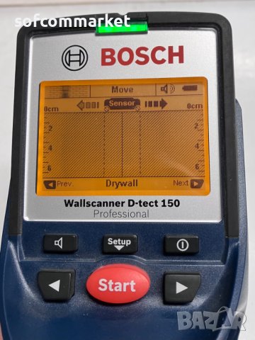 Скенер за стени Bosch D-tect 150 SV, снимка 3 - Други инструменти - 40994818