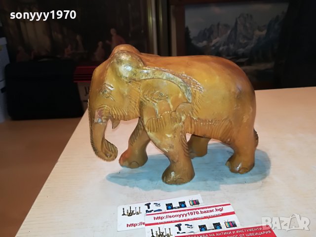 ДЪРВЕН СЛОН ОТ ФРАНЦИЯ 2011221319, снимка 14 - Антикварни и старинни предмети - 38732956