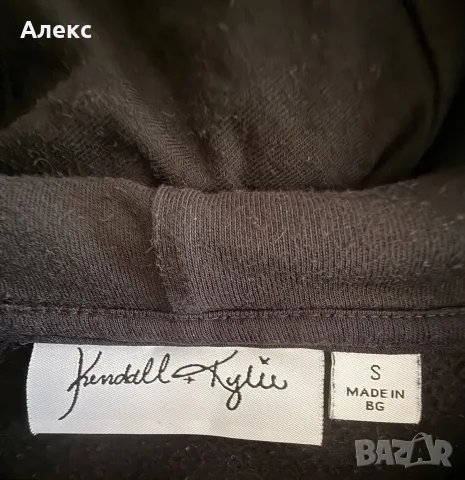 Черен суитшърт Kendall + Kylie – размер S, снимка 3 - Суичъри - 55867563