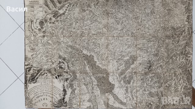 Оригинална френска топографска карта – Jean de Beaurain , снимка 9 - Други ценни предмети - 42269647