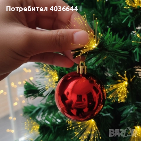 Коледна елха с вградени светлини - магията на Коледа - 150см