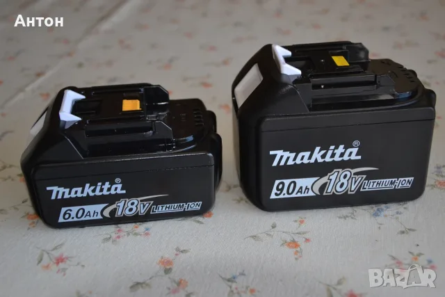 Нови батерии Makita 18V, 6Ah и 9Ah