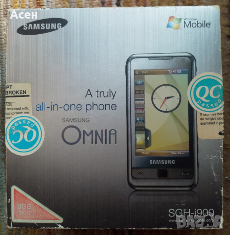 Продавам смартфон Самсунг - Samsung Omnia SGH-i900 за части, снимка 5 - Samsung - 44926920