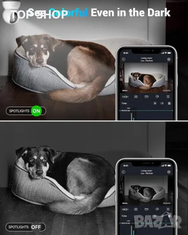 Камера blurams LUMI сприложение за телефонни разговори, 2K, снимка 4 - IP камери - 48501223