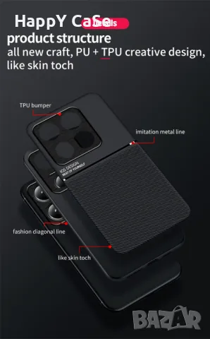 Xiaomi 15T Pro / 15T / 15 / 14T Pro / 14T / 14 / MINIMAL кейс гръб калъф с магнит, снимка 4 - Калъфи, кейсове - 45061798