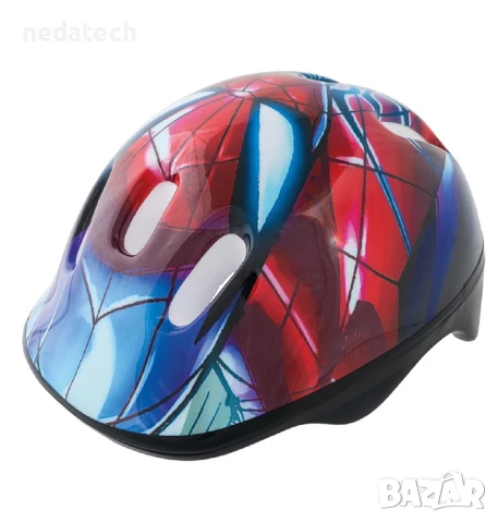 Детска защитна каска Спайдърмен, 52-56 см., снимка 4 - Аксесоари за велосипеди - 50946257