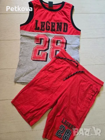 лот екип комплект 122/ 128 размер, снимка 2 - Детски панталони и дънки - 47480723