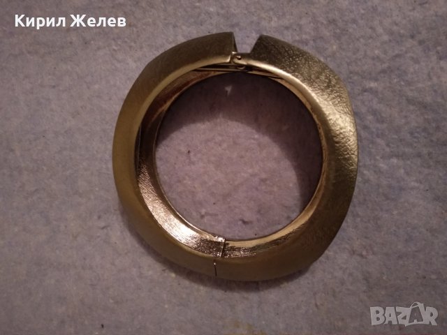 КРАСИВА СТИЛНА СРЕБРИСТА МЕСИНГОВА МОДНА АРТ ГРИВНА 38339, снимка 3 - Гривни - 41281171