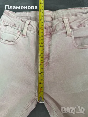 Дамски дънки пепел от рози с панделка - M, снимка 13 - Дънки - 49488632