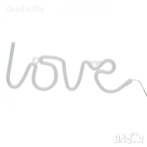 Голяма LED Неонова лампа LOVE , Подарък за Св.Валентин, снимка 3 - Други - 39219419