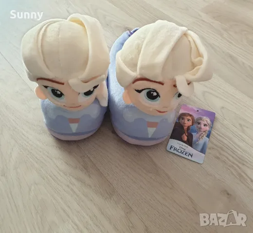 Детски плюшени пантофки Frozen