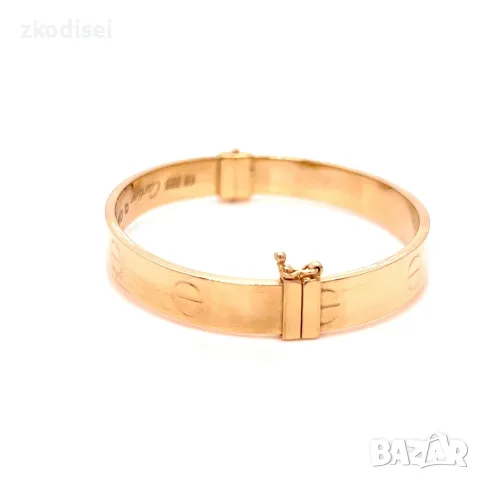 Златна дамска гривна Cartier 9,31гр. 14кр. проба:585 модел:42530-3, снимка 5 - Гривни - 55751700