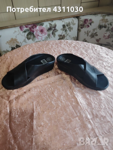 Fitflop чехли 41 номер като ново, черни, снимка 5 - Дамски боти - 53403926