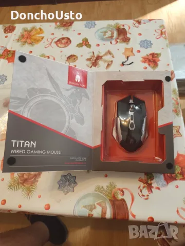 Геймърска мишка Spartan Gear Titan (НОВА), снимка 2 - Клавиатури и мишки - 56074229
