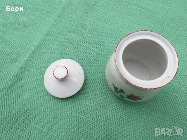 Порцеланова захарница българска, снимка 6 - Аксесоари за кухня - 35874862