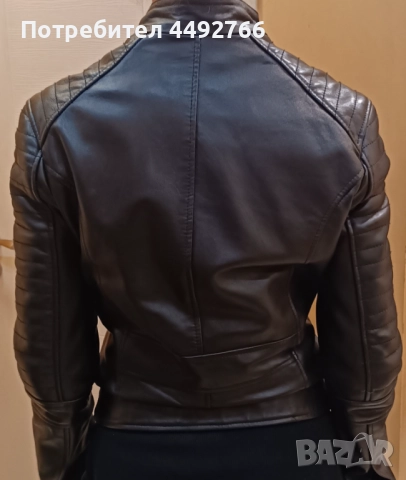 Кожено яке от естествена кожа Barneys originals , снимка 5 - Якета - 52101104