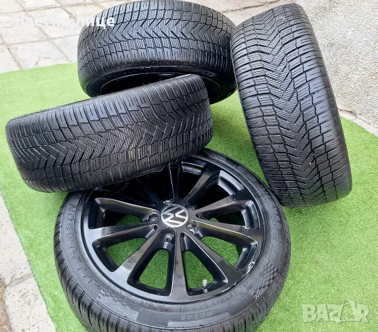 Продавам 4бр 17-ки джанти с всесезонни гуми за Фолксваген Пасат, Голф, Туран , снимка 13 - Гуми и джанти - 55772776