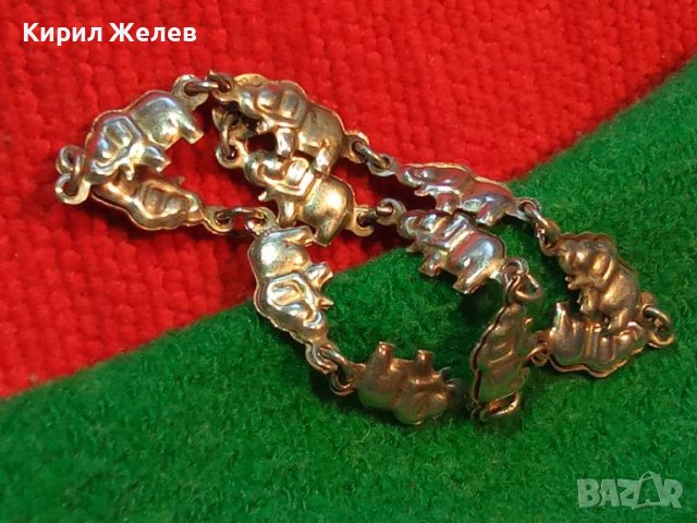 НЕЖНА ФИГУРАЛНА СРЕБЪРНА ГРИВНА СЛОНЧЕТА СРЕБРО 925 ХУДОЖЕСТВЕНА РАБОТА с НУЖДА от ЗАКОПЧАЛКА 44321, снимка 2 - Гривни - 45967726