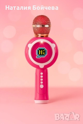 Безжичен детски караоке микрофон, снимка 5 - Музикални играчки - 53385704