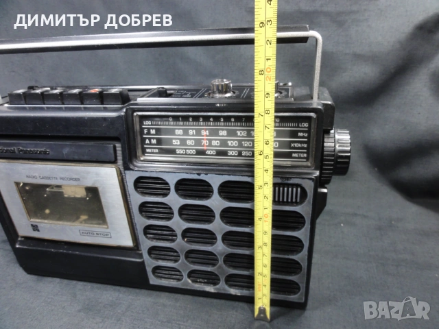 СТАР РЕТРО РАДИО КАСЕТОФОН NATIONAL PANASONIC RQ 517S JAPAN, снимка 9 - Радиокасетофони, транзистори - 53487348