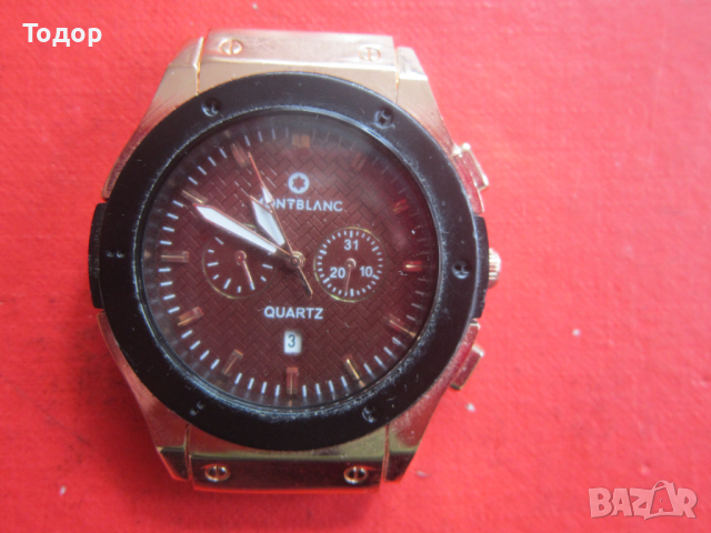 Мъжки часовник Монтбланк Монт Банк, снимка 7 - Мъжки - 36196177