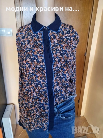 Разкошна риза с флорален десен NÜMPH, снимка 6 - Ризи - 53670156