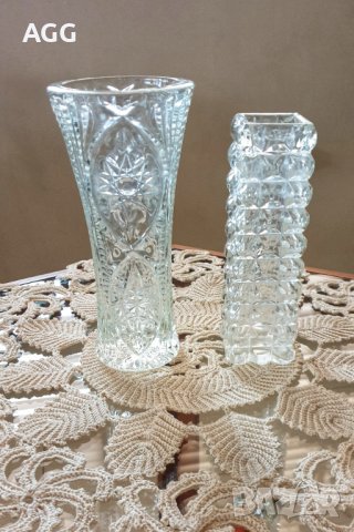 Ретро вази оловен български кристал