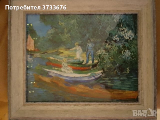 Картина-"старият Пловдив".Художествено отпечатване върху текстилна канаваца., снимка 2 - Декорация за дома - 44246175