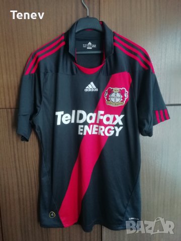 Bayer Leverkusen Adidas оригинална футболна тениска фланелка Размер L Байер Леверкузен 
