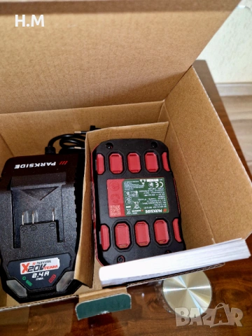 Parkside батерия и зарядно 20v, снимка 3 - Винтоверти - 53163813