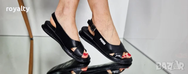 Puma черни дамски сандали , снимка 3 - Сандали - 51241343