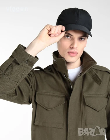 Италианско мъжко яке на 8 by Yoox. Размер М. Цвят зелен (хаки) Само 40 лв., снимка 3 - Якета - 51175538