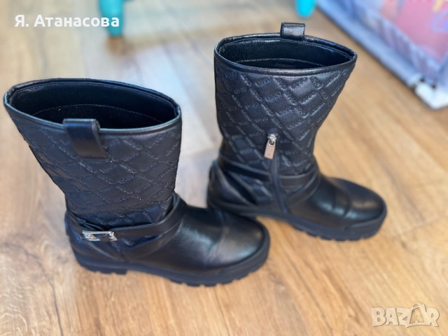 Liu Jo Боти Kelly от еко кожа, Черен - Оригинални, снимка 2 - Дамски боти - 52955092