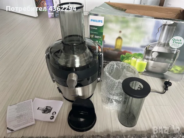 Сокоизстисквачка Philips HR1921 Quick Clean Technology, 1100 W