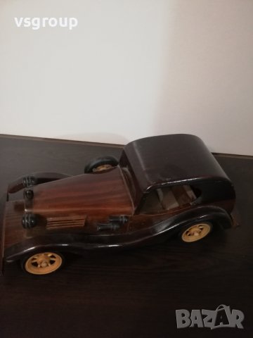 Дървена количка